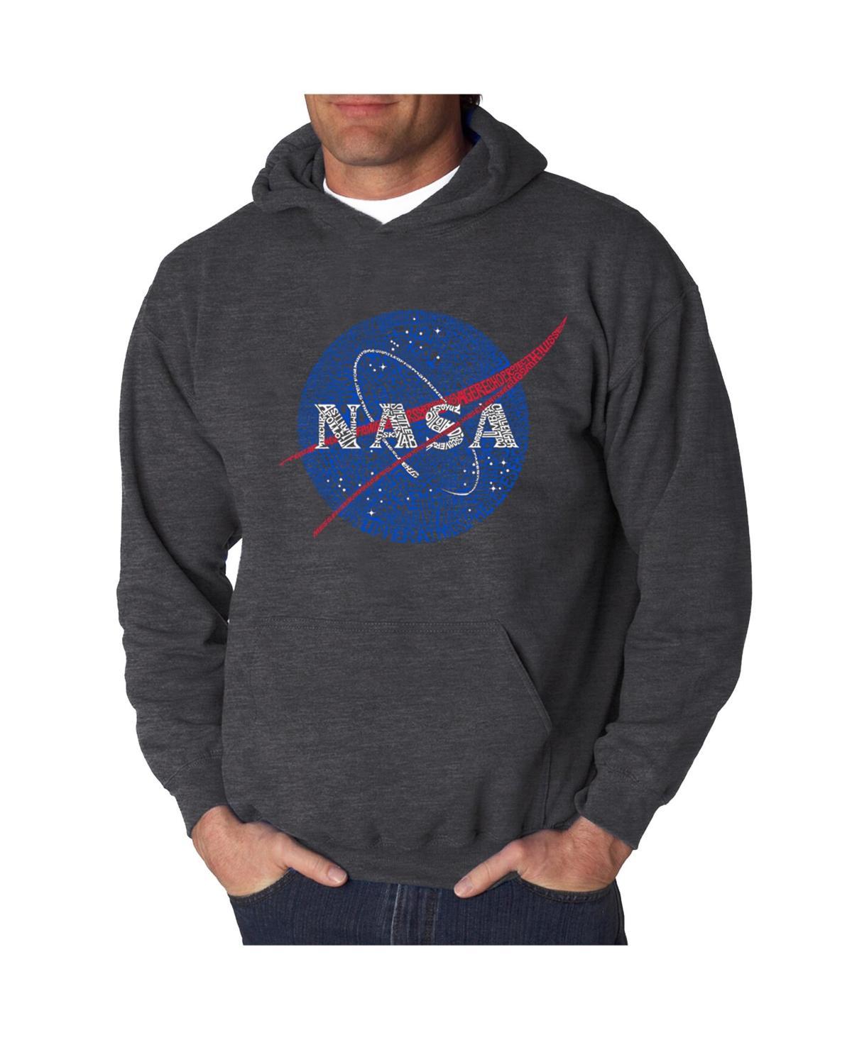 La Pop Art Mens Word Art Hoodie - Nasa Meatball Logo Product Image