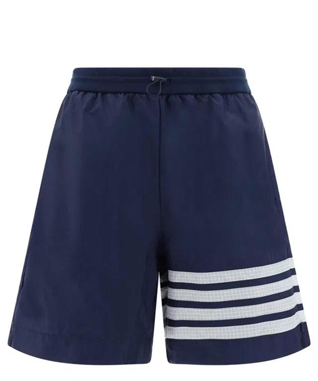 Track Shorts In Blue Product Image