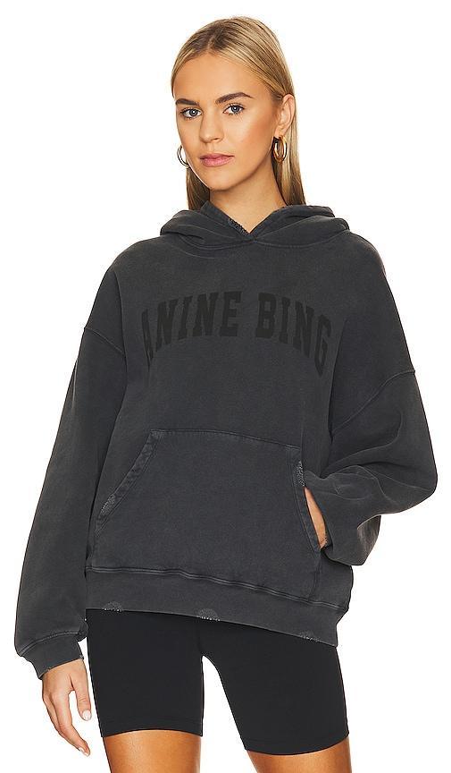 ANINE BING Harvey Sweatshirt in Black. Size L, M, S. Product Image