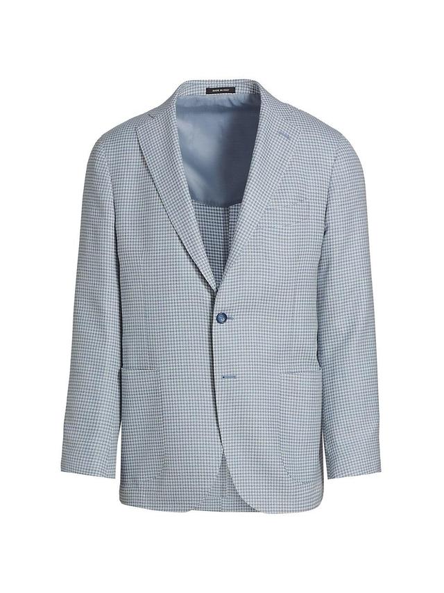 Mens COLLECTION Houndstooth Wool-Blend Two-Button Sport Coat Product Image