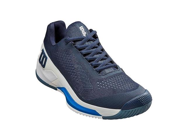 Wilson Rush Pro 4.0 Tennis Shoes (Navy Blazer/White/Lapis ) Men's Shoes Product Image