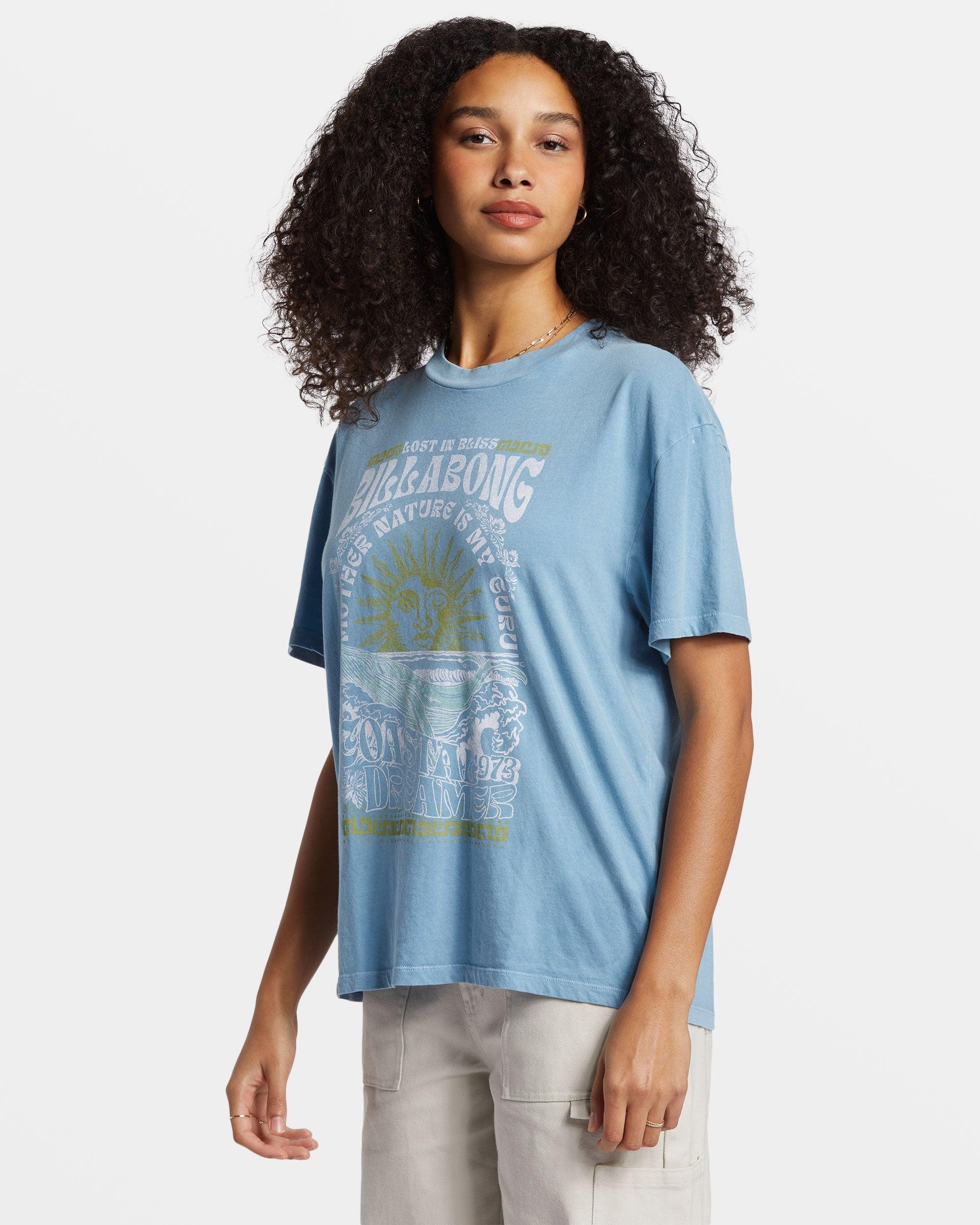 Lost In Bliss T-Shirt - Blue Shadow Female Product Image