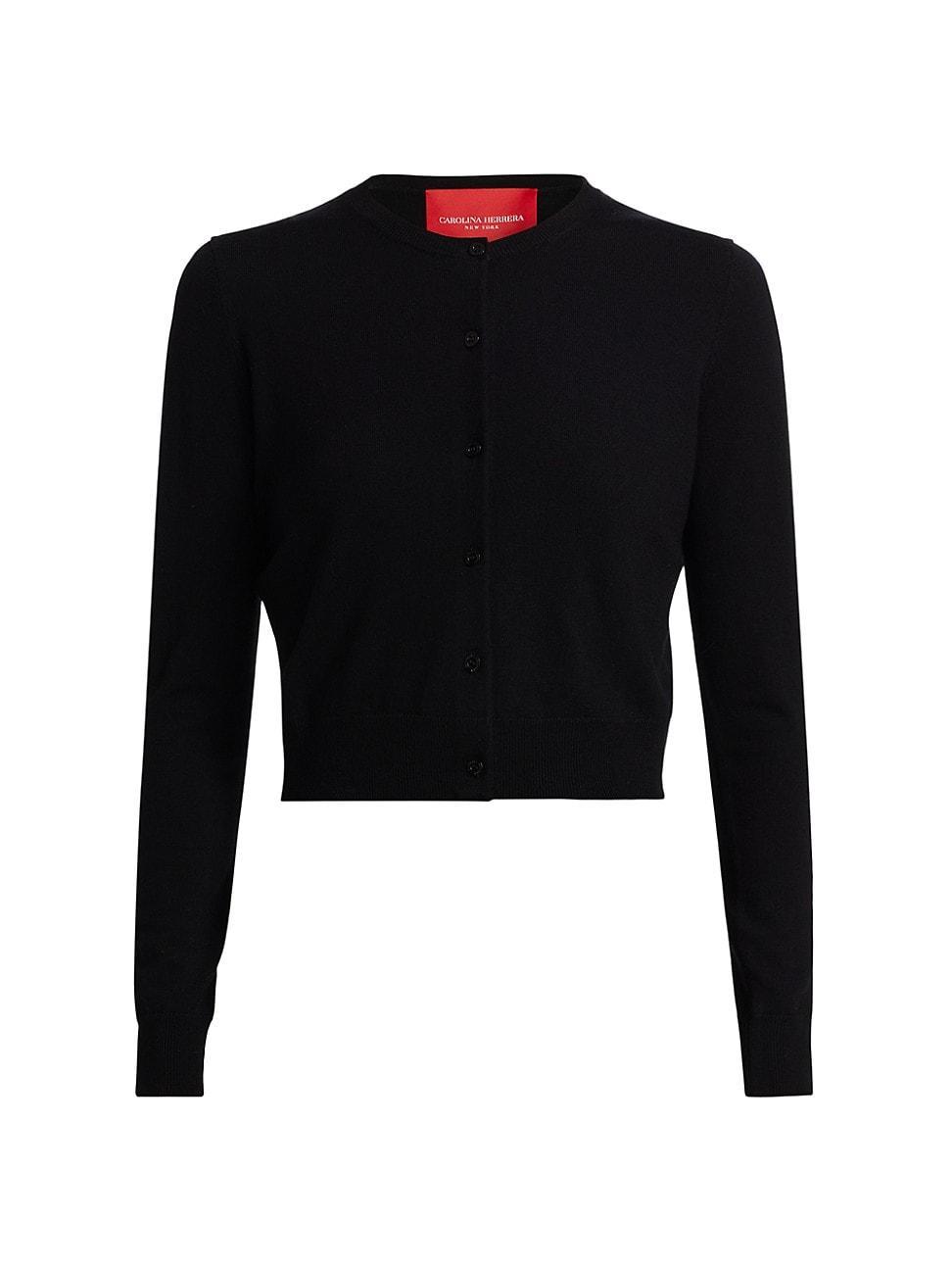 Womens Wool Crewneck Cardigan product image