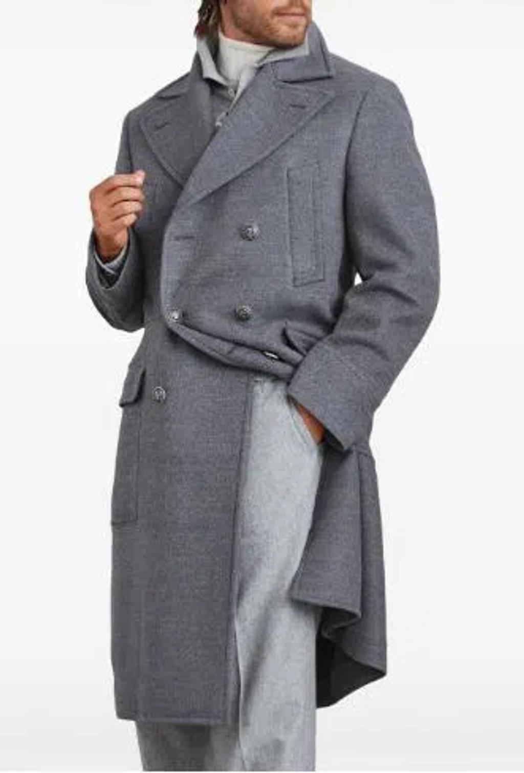 BRUNELLO CUCINELLI Coats In Grey Product Image