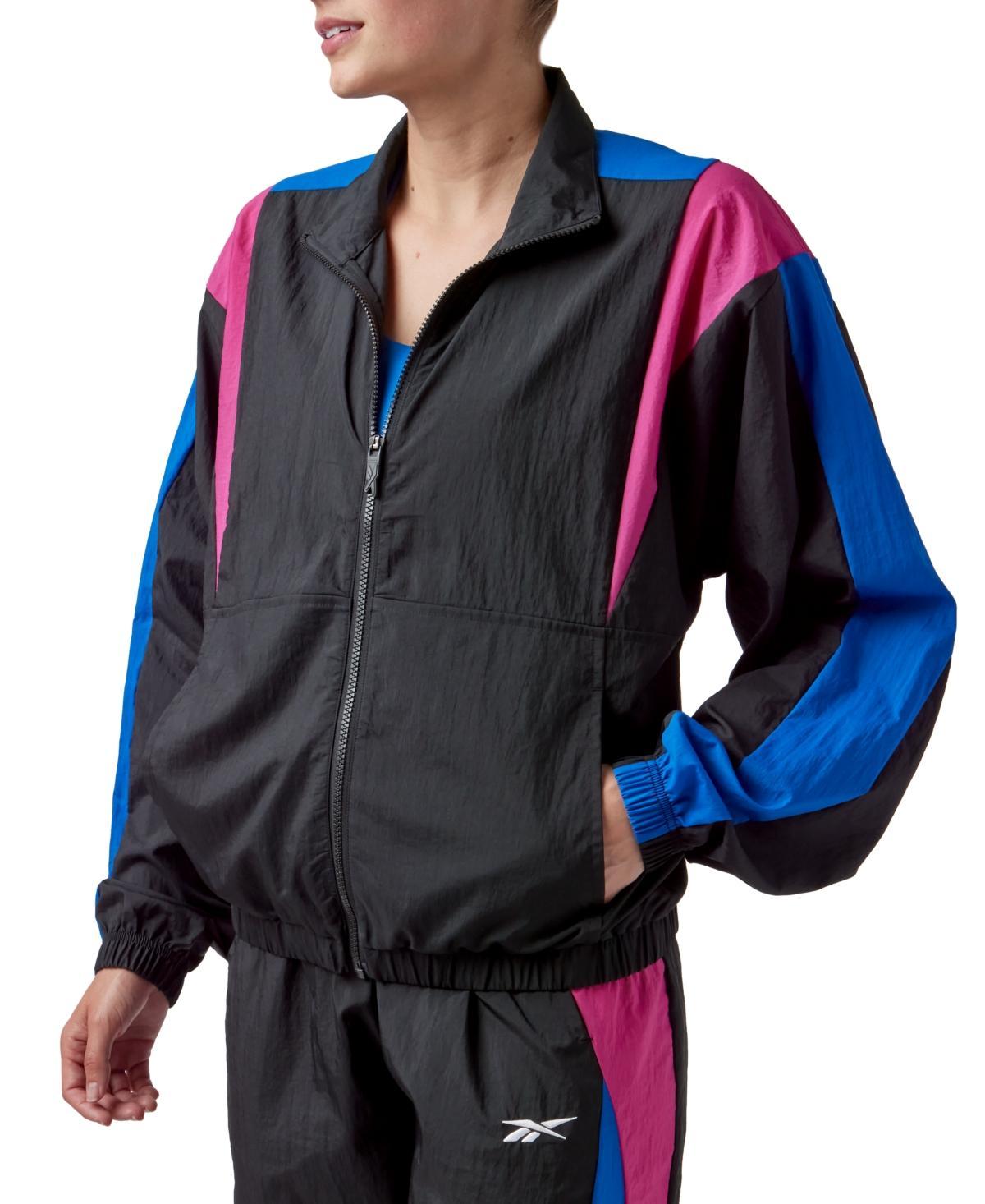 Women's Back Vector Colorblocked Track Jacket Product Image