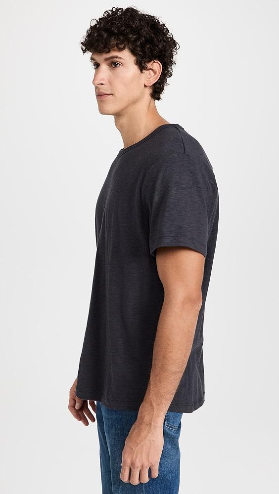 Onia Slub Scallop Tee | Shopbop Product Image