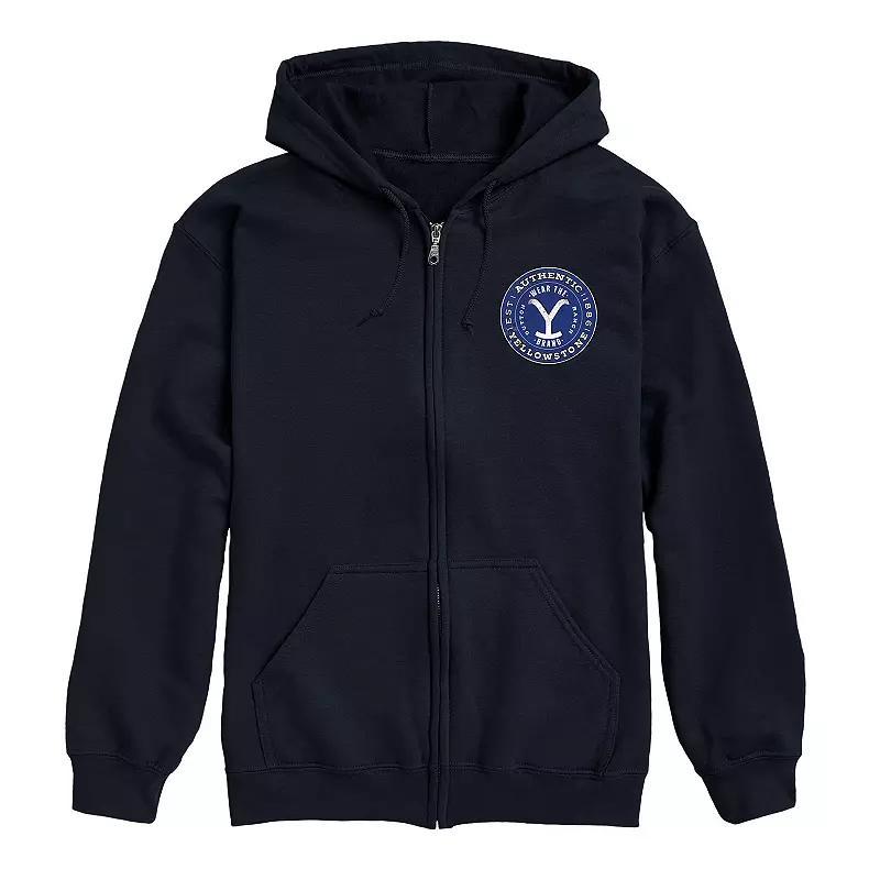 Mens Yellowstone Y Brand Blanket Zip Hoodie Product Image