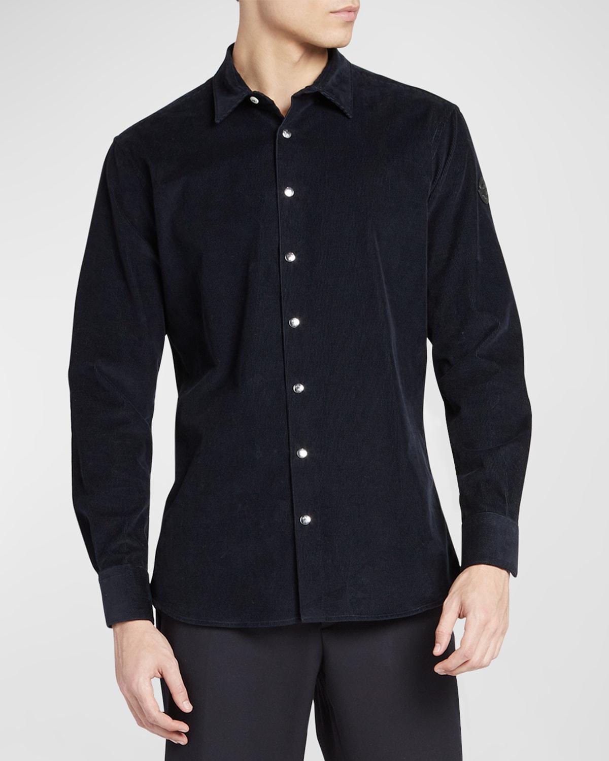 Mens Corduroy Snap-Front Shirt Product Image