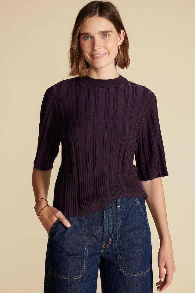 Mirabelle Novelty Top - Purple Fig Product Image