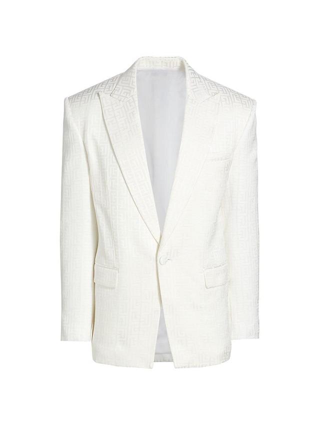 Mens Monogram Jacqaurd Blazer Product Image