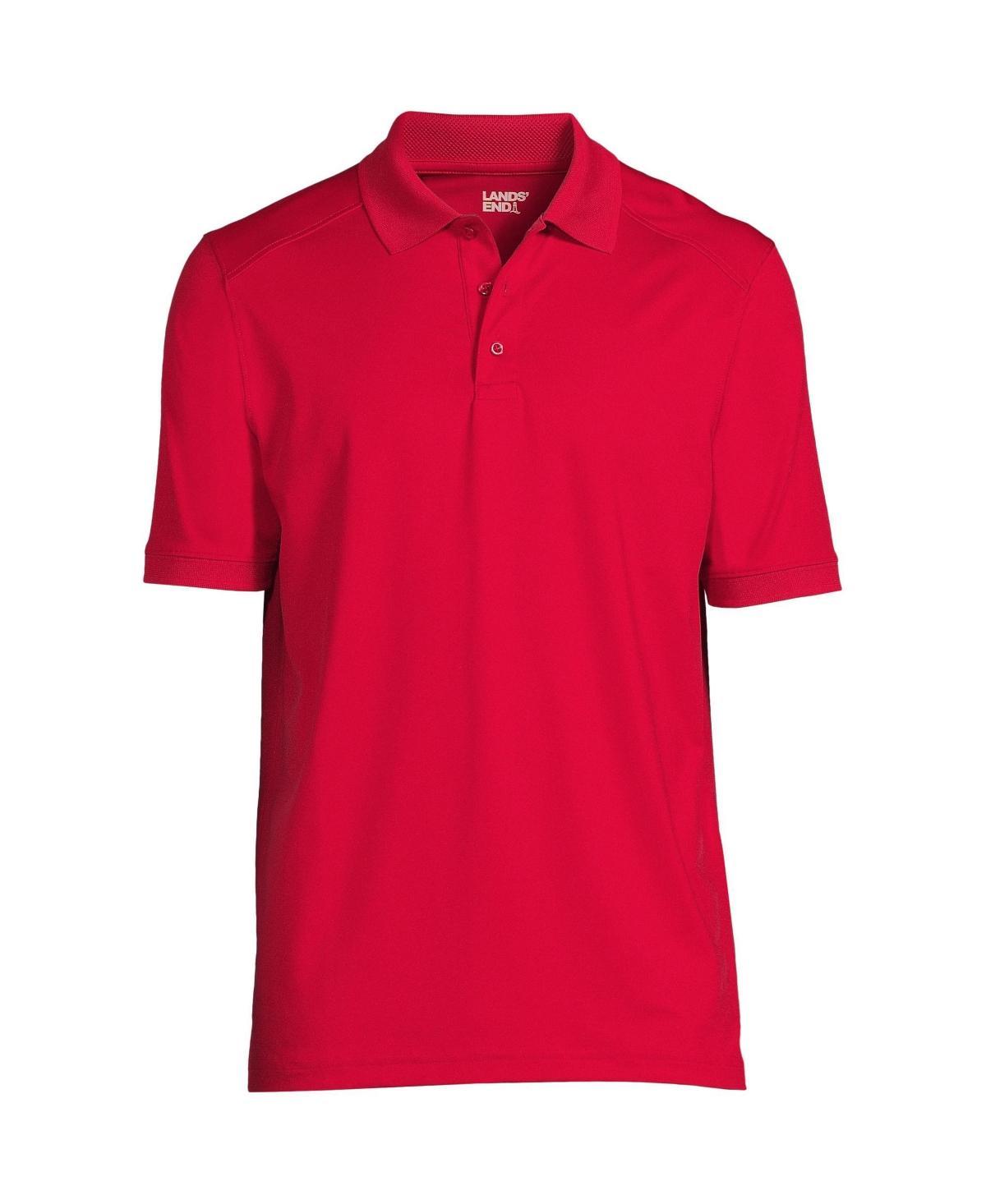 Lands End Mens Short Sleeve Rapid Dry Active Polo Shirt Product Image