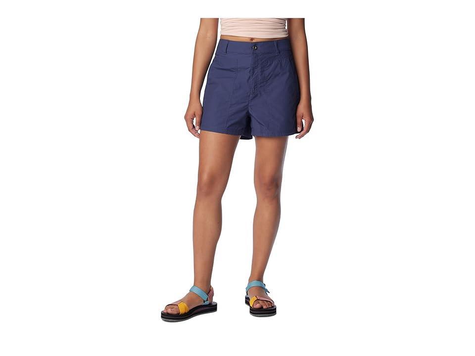 Womens Columbia Holly Hideaway High Waisted Washed Out Shorts Product Image