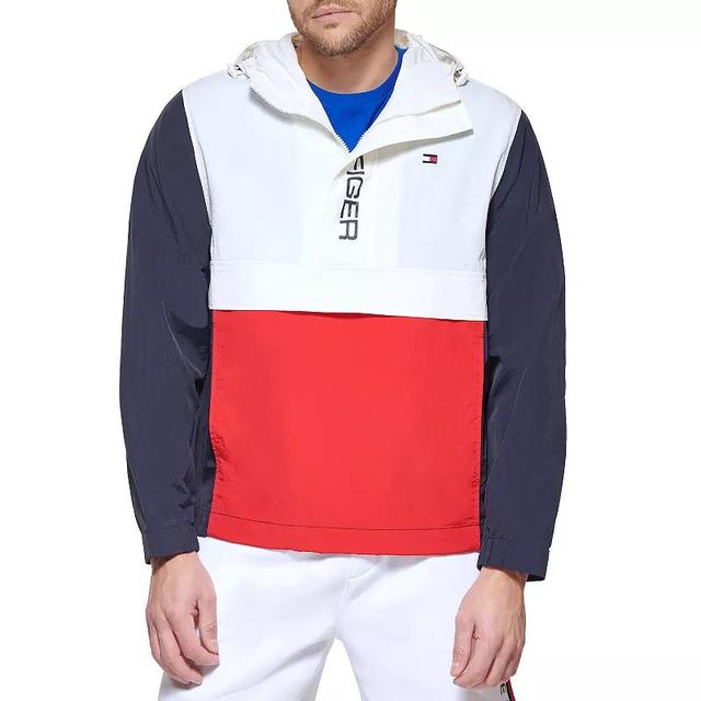 Mens Tommy Hilfiger Colorblock Popover Jacket Green Product Image