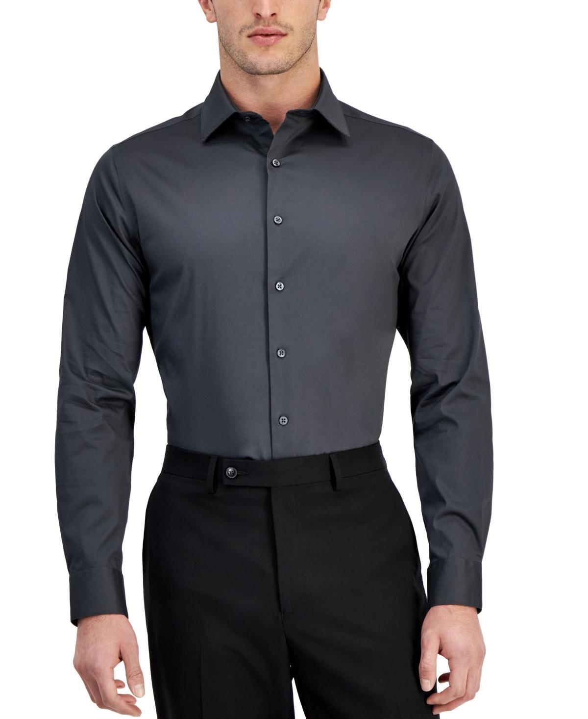 Alfani Mens Slim-Fit Temperature Regulating Dress Shirt, Created for Macys Product Image