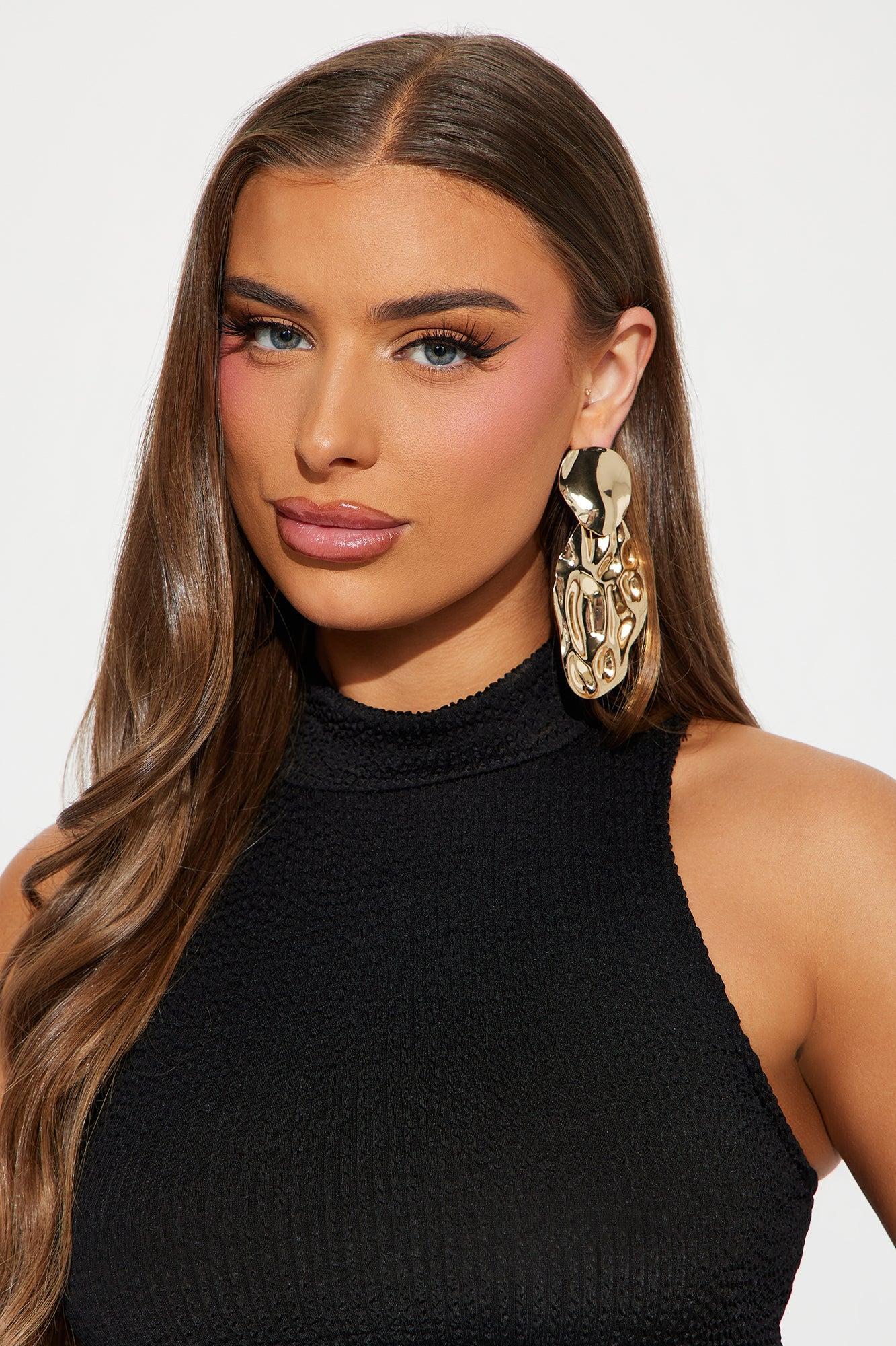 Great Depths Earrings - Gold Product Image