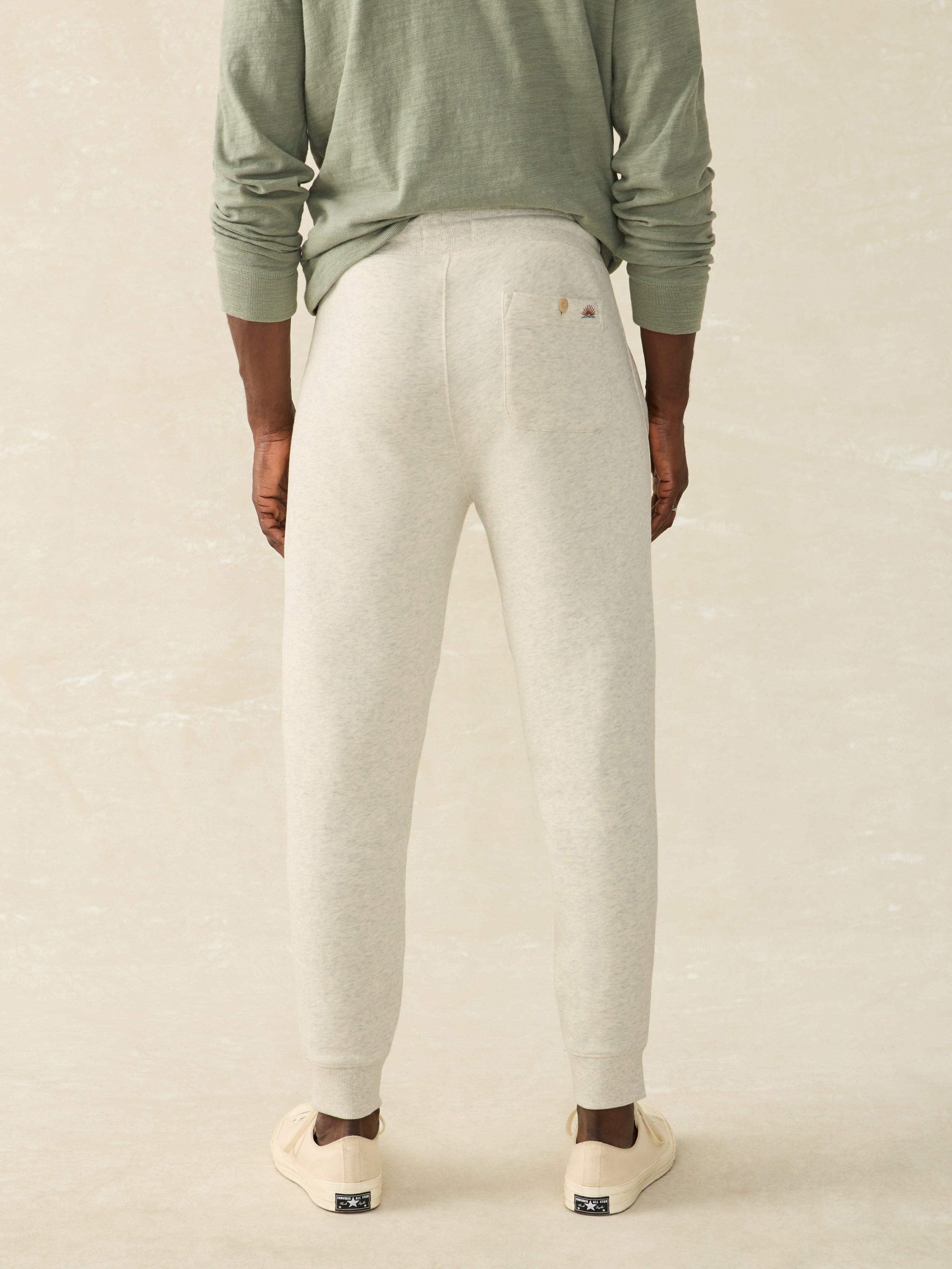 High Standard Fleece Sweatpant - Antique Ivory Heather Male Product Image