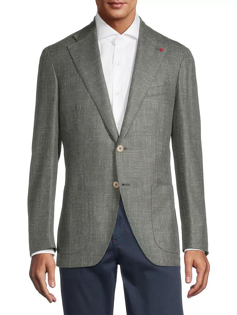 Wool & Silk-Blend Sports Jacket Product Image