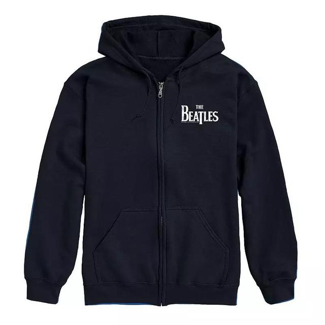 Mens The Beatles Zip Up Hoodie Blue Product Image