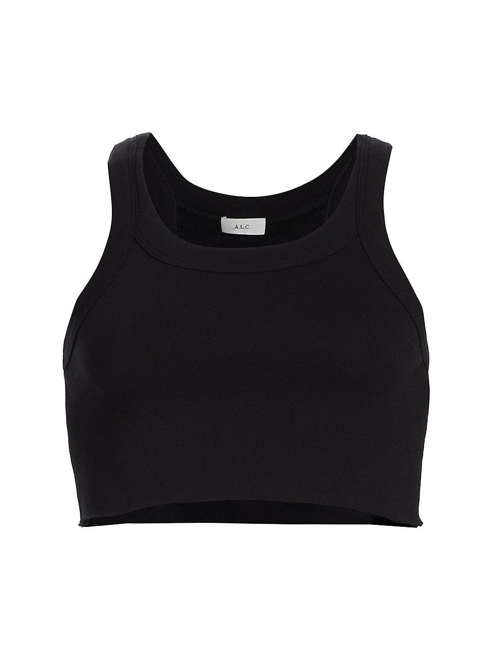 Womens Halsey Cropped Tank Top Product Image