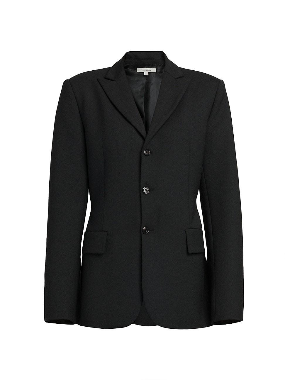 Womens Oversized Wool-Blend Jacket Product Image