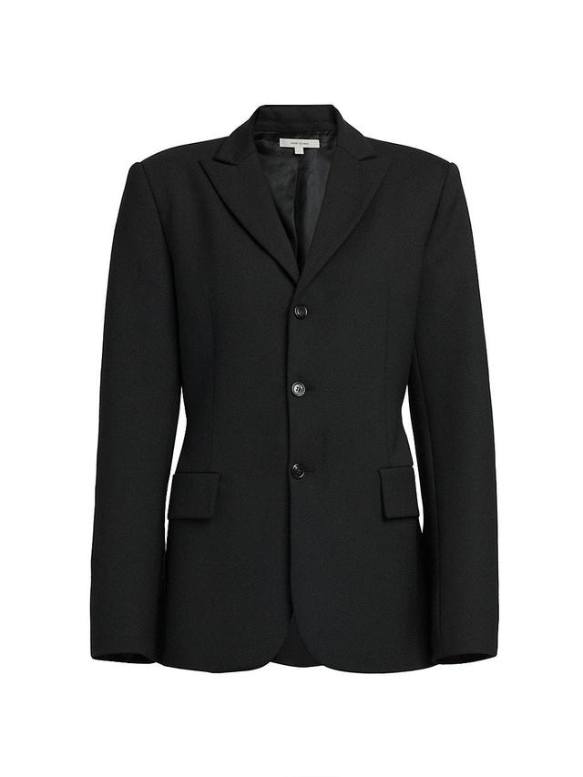 Womens Oversized Wool-Blend Jacket Product Image