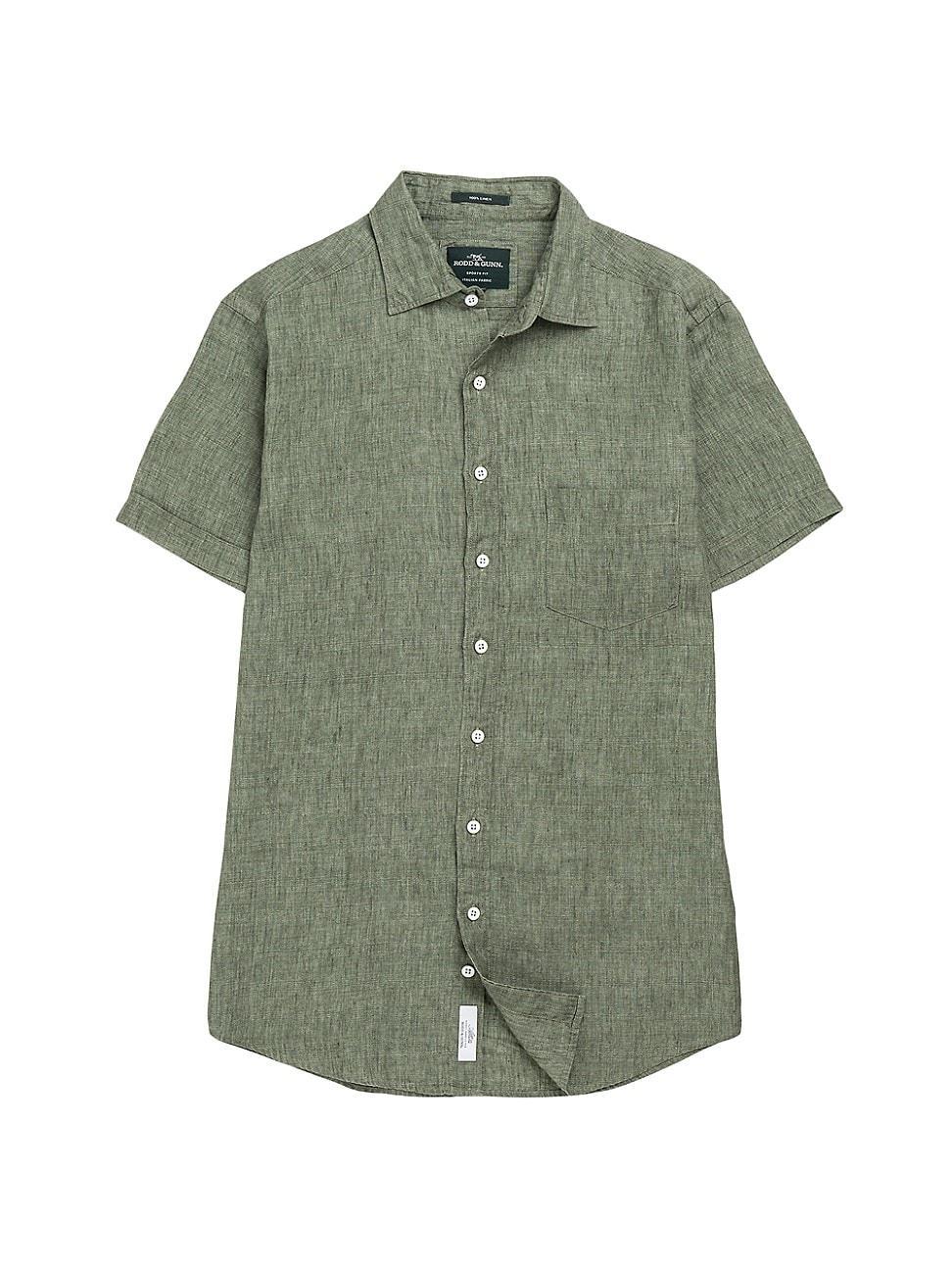 Mens Palm Heights Linen Short-Sleeve Shirt Product Image