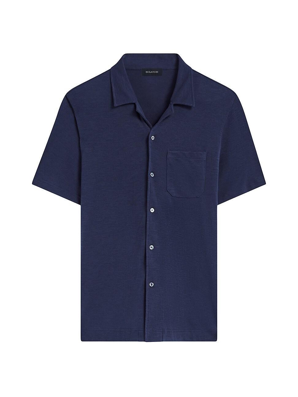 Mens Cotton-Blend Camp Shirt Product Image