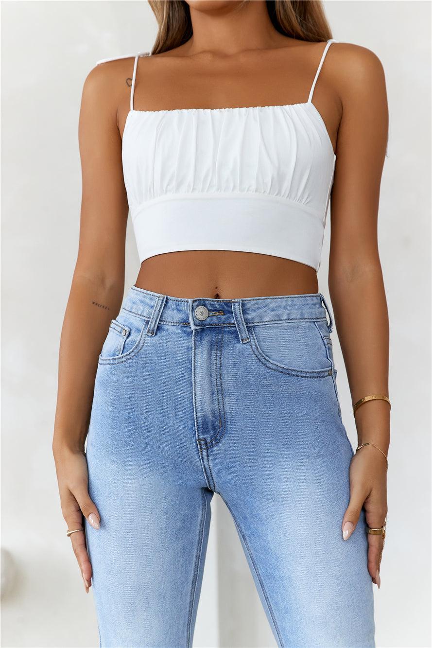 HELLO MOLLY Katherina Crop White Product Image