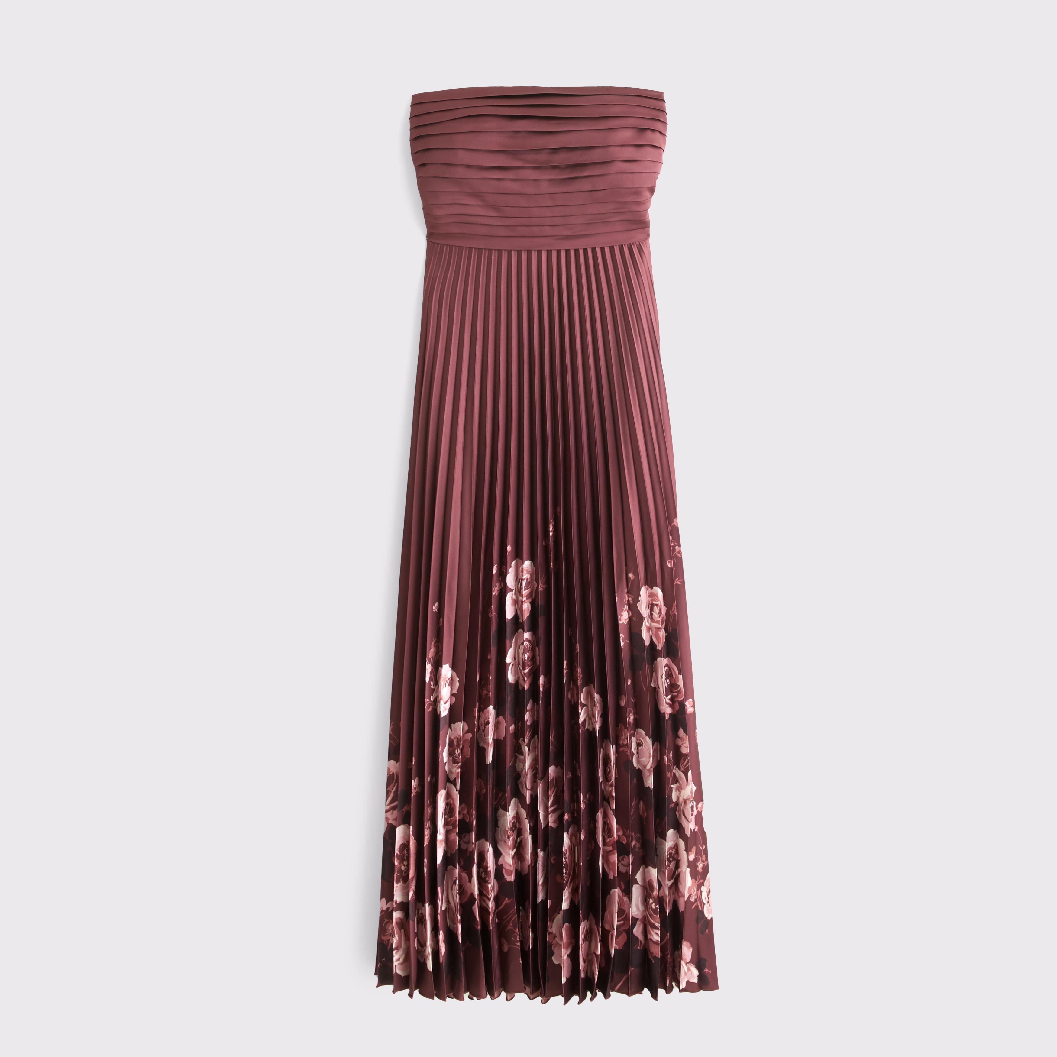 The A&F Giselle Strapless Drama Maxi Dress Product Image