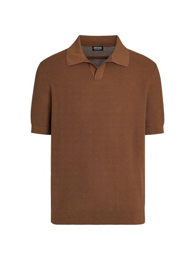 Mens Premium Cotton Polo Shirt Product Image