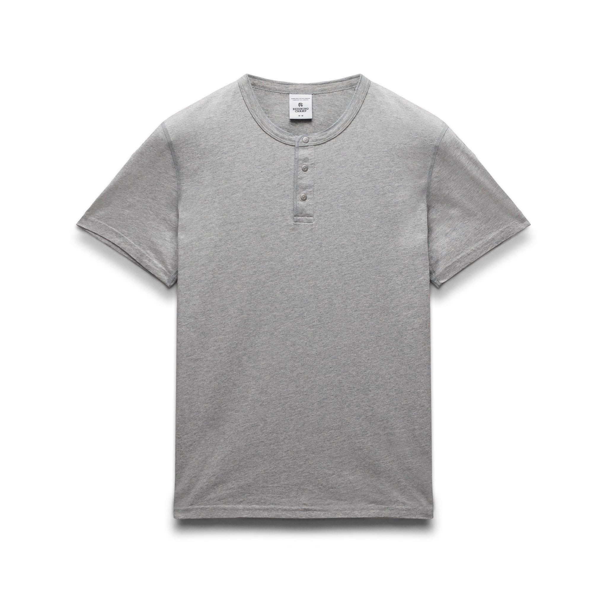 Lightweight Jersey Henley Male Product Image