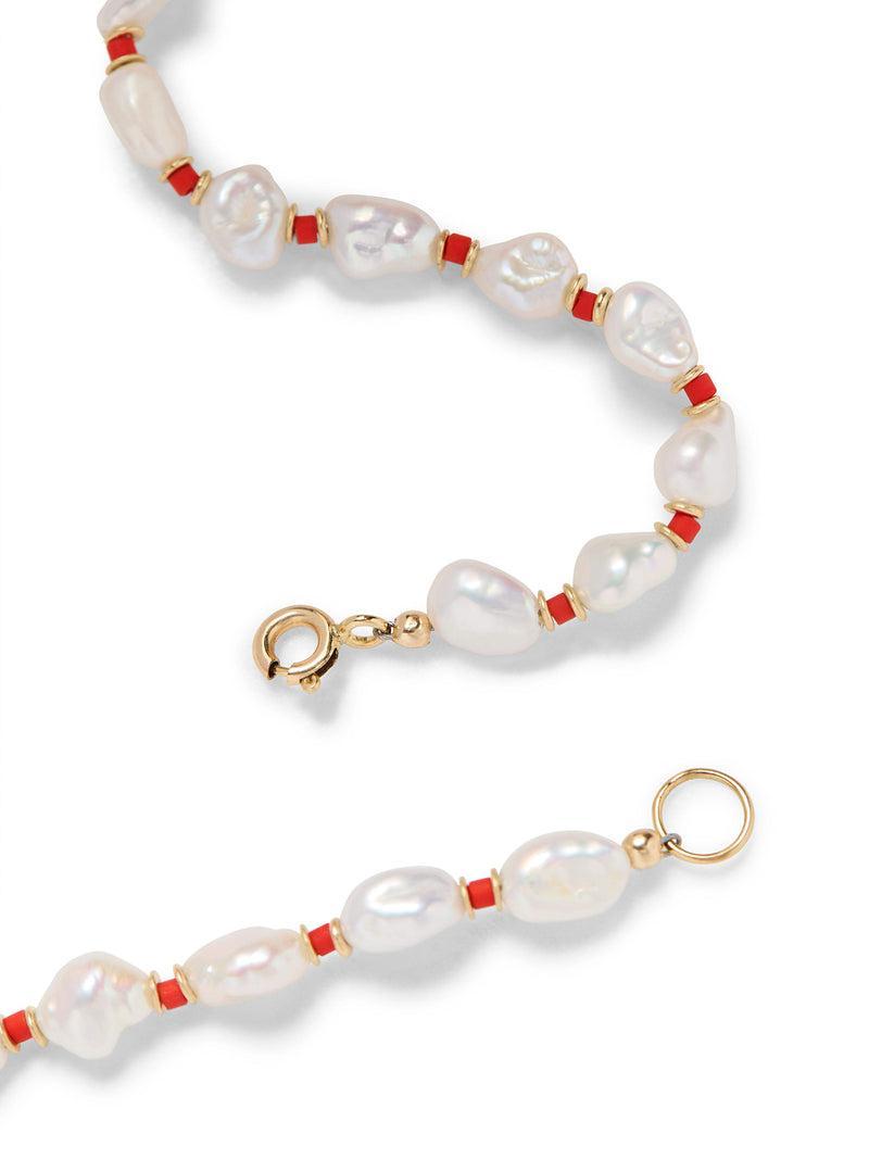 Swell Life Baroque Fresh Water Pearl Necklace - Pearl Female Product Image