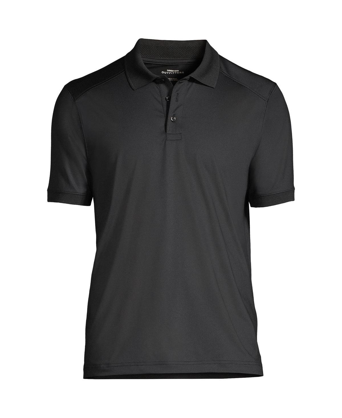 Lands End Mens Short Sleeve Rapid Dry Active Polo Shirt Product Image