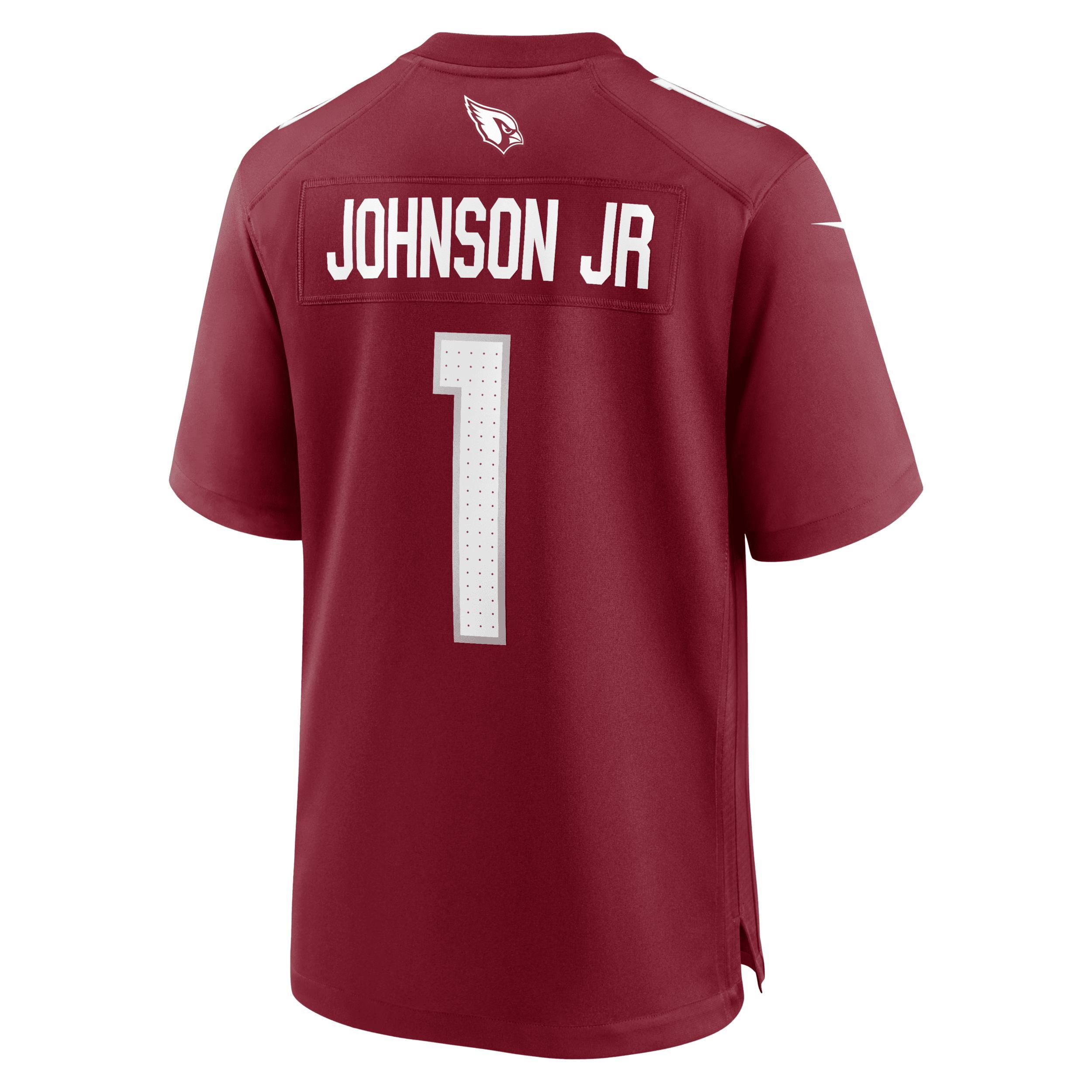 Paris Johnson Jr. Arizona Cardinals Nike Men's NFL Game Football Jersey Product Image