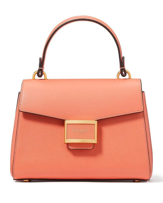 kate spade new york small katy textured leather top handle bag Product Image