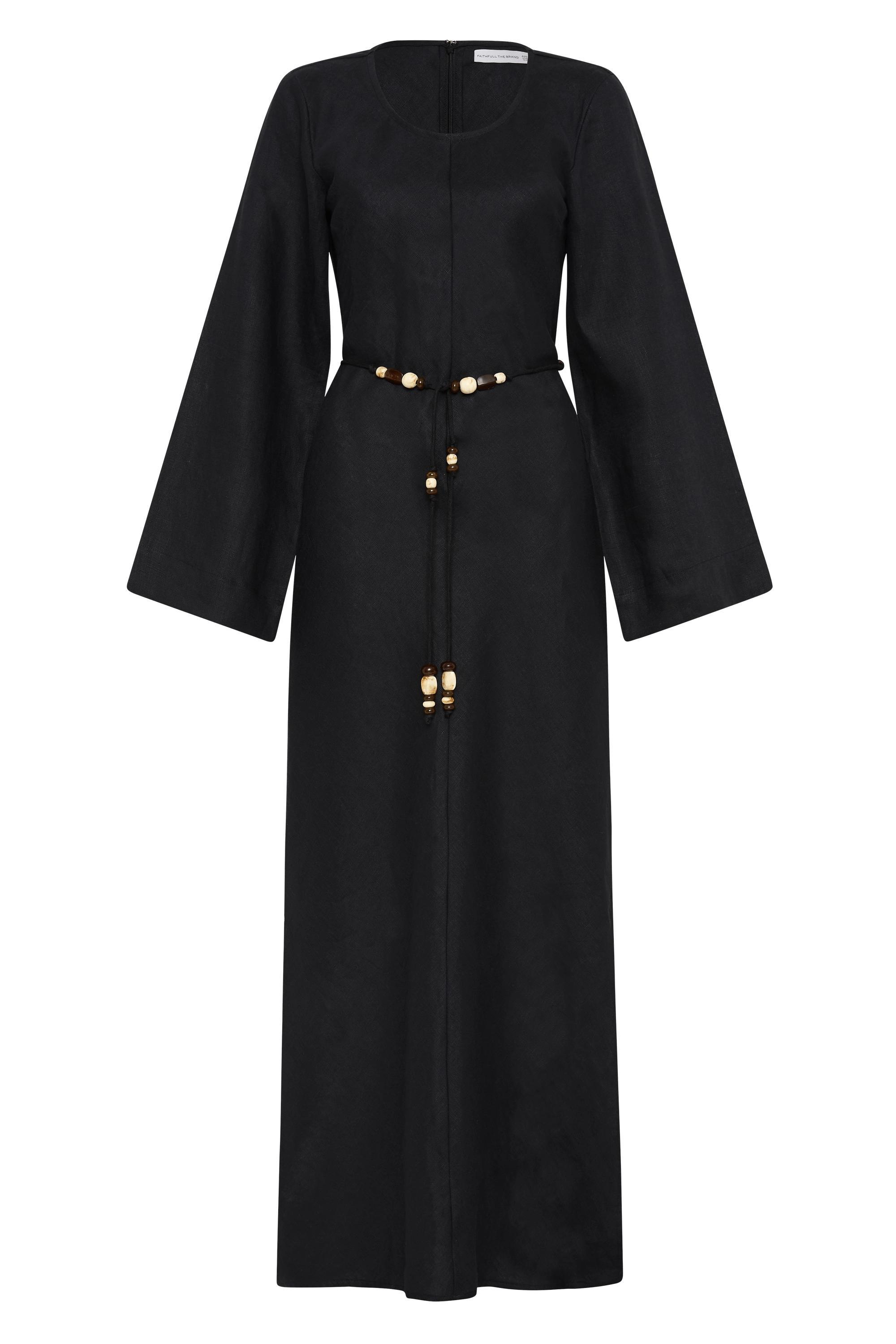 Galea Maxi Dress Black - Final Sale Product Image