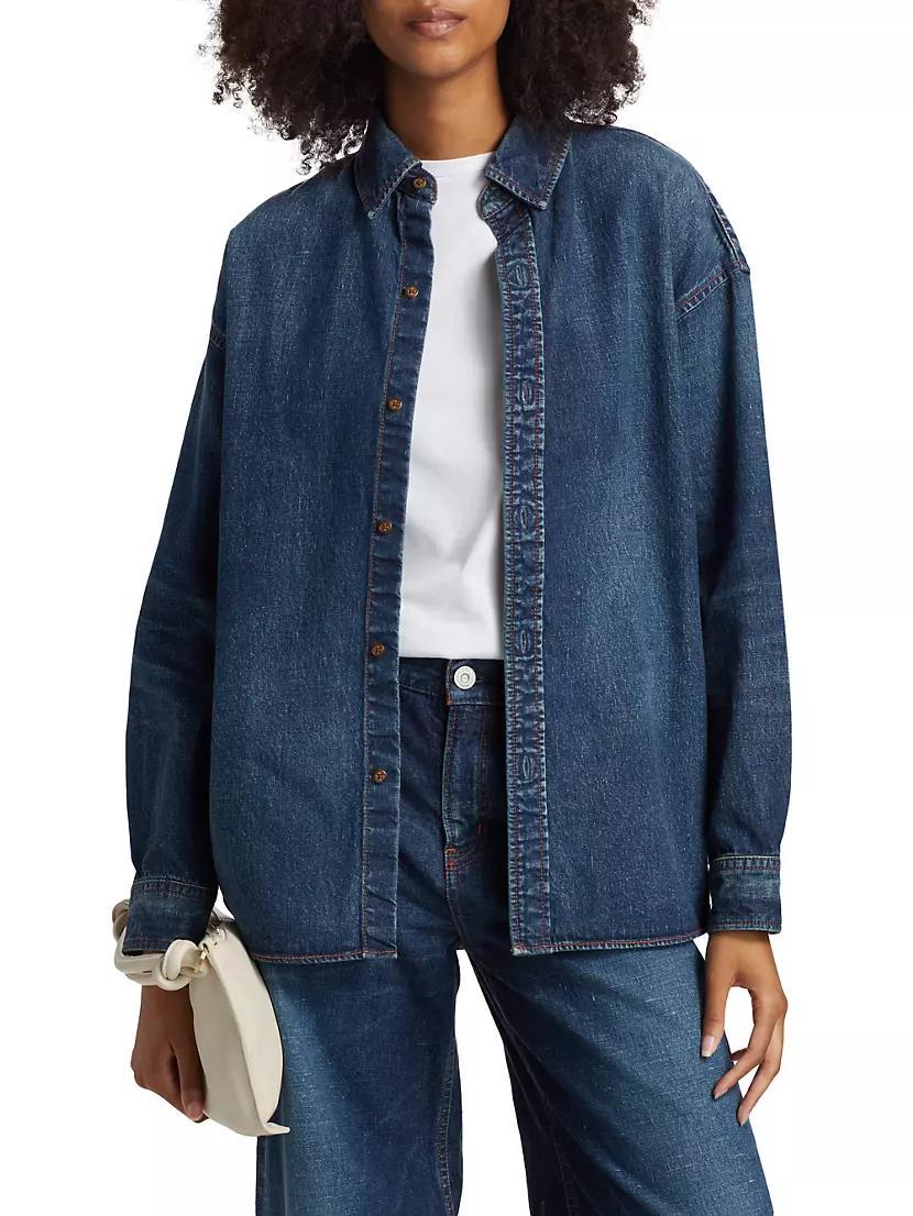 Emporia Oversized Denim Shirt Product Image