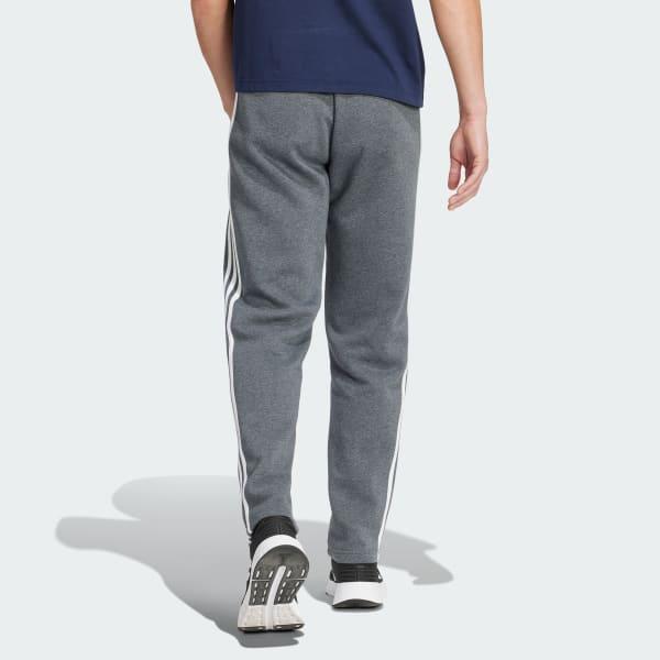 Essentials 3-Stripes Open Hem Fleece Pants Product Image