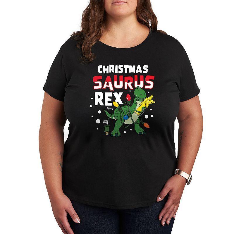 Disney / Pixars Toy Story Womens Christmas Saurus Rex Graphic Tee, Girls Product Image