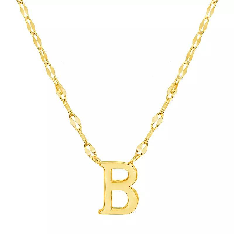 Paige Harper Initial Necklace, Womens B Gold Tone Product Image