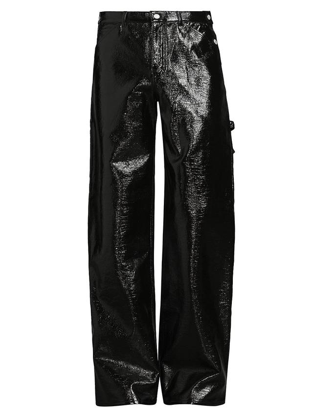 Mens Sailor Vinyl Baggy Pants Product Image