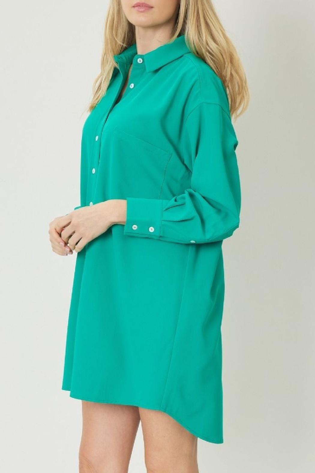 Button Up Dress Tunic Product Image