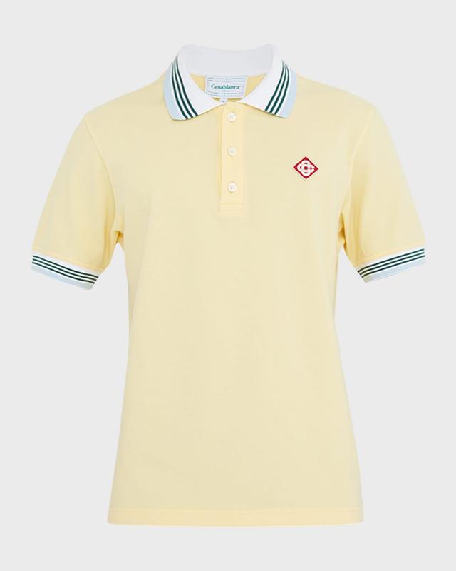 Mens Classic Pique Polo Shirt Product Image