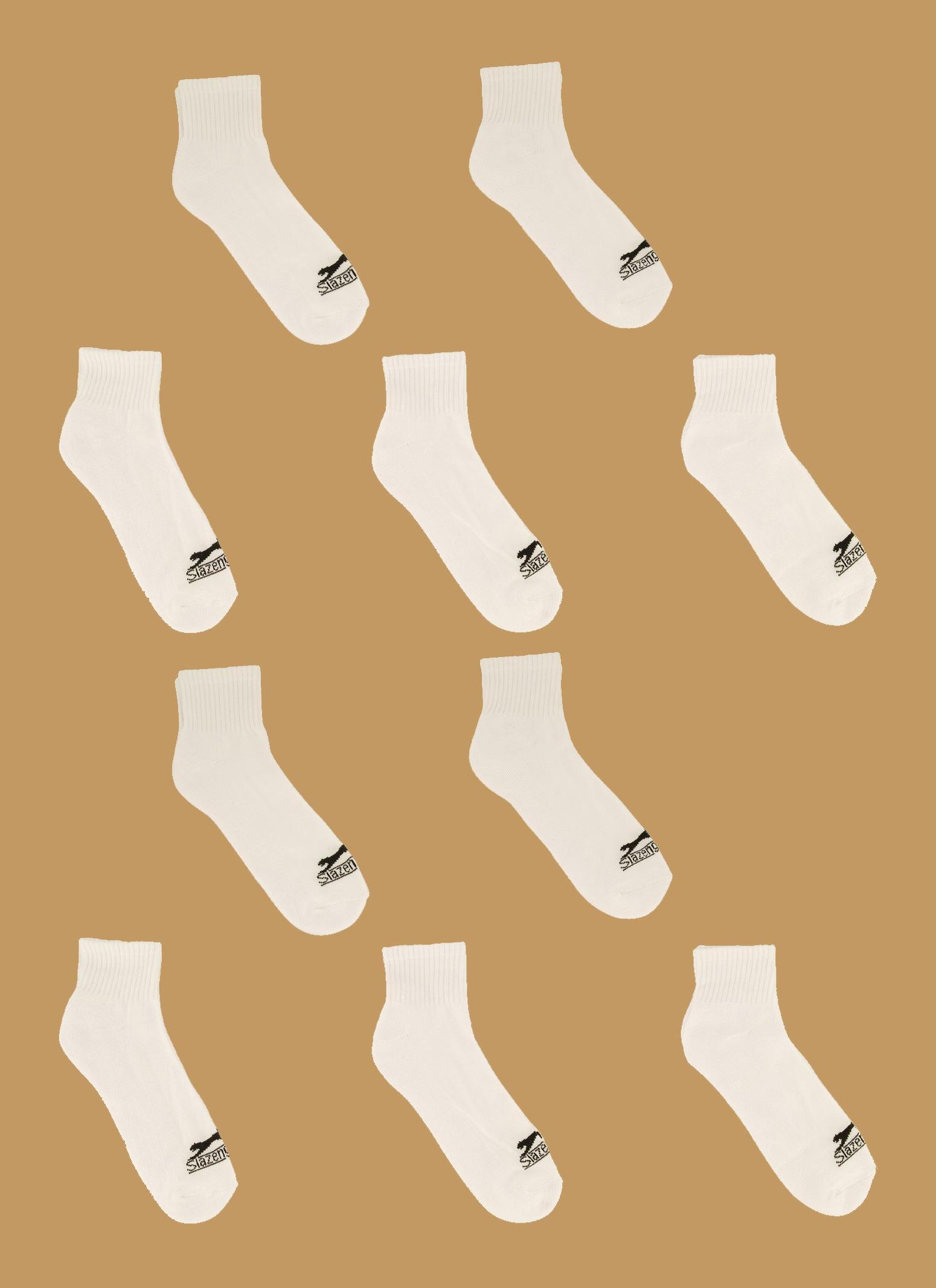 Mens Cushioned Quarter Socks 10 Pack Male Product Image