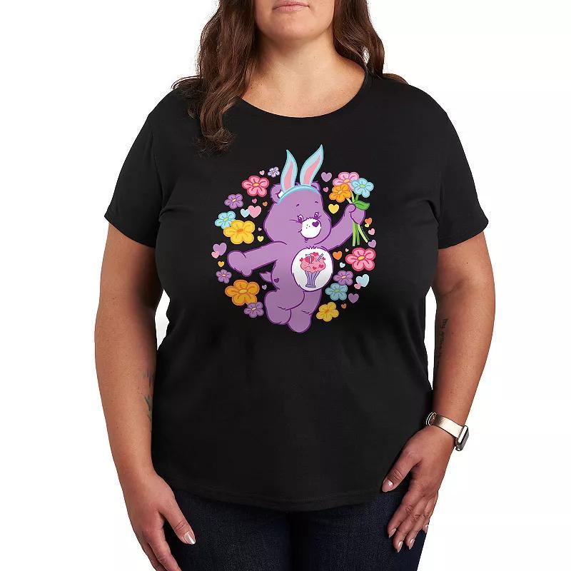 Plus Care Bears Bunny Bear Graphic Tee, Womens Product Image