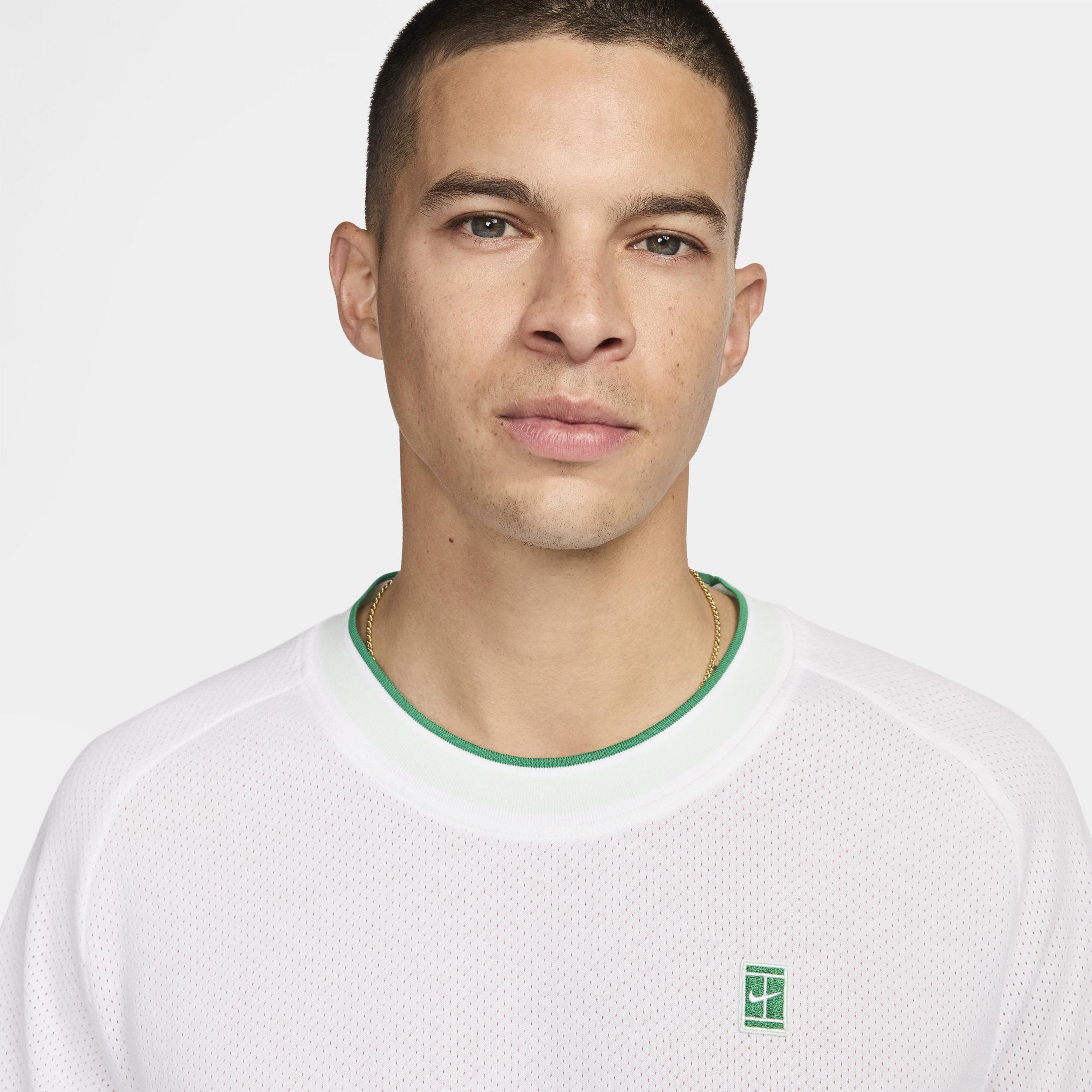 Nike Men's Court Heritage Short-Sleeve Tennis Top Product Image