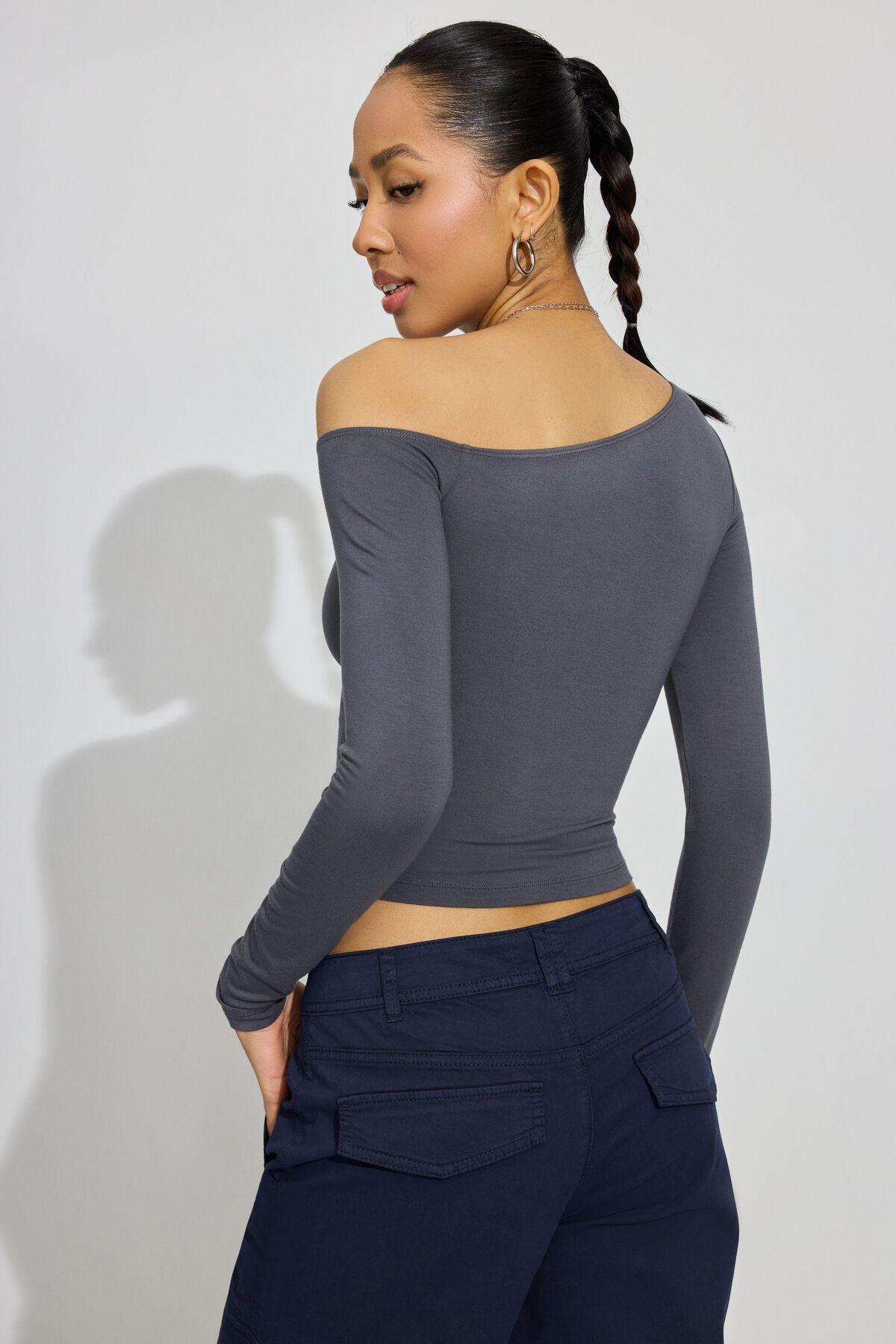 Asymmetric Long Sleeve Top Product Image