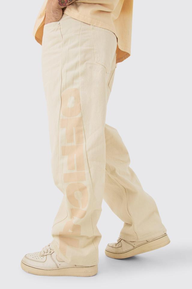 Baggy Official Cut & Sew Panel Pants | boohooMAN USA Product Image