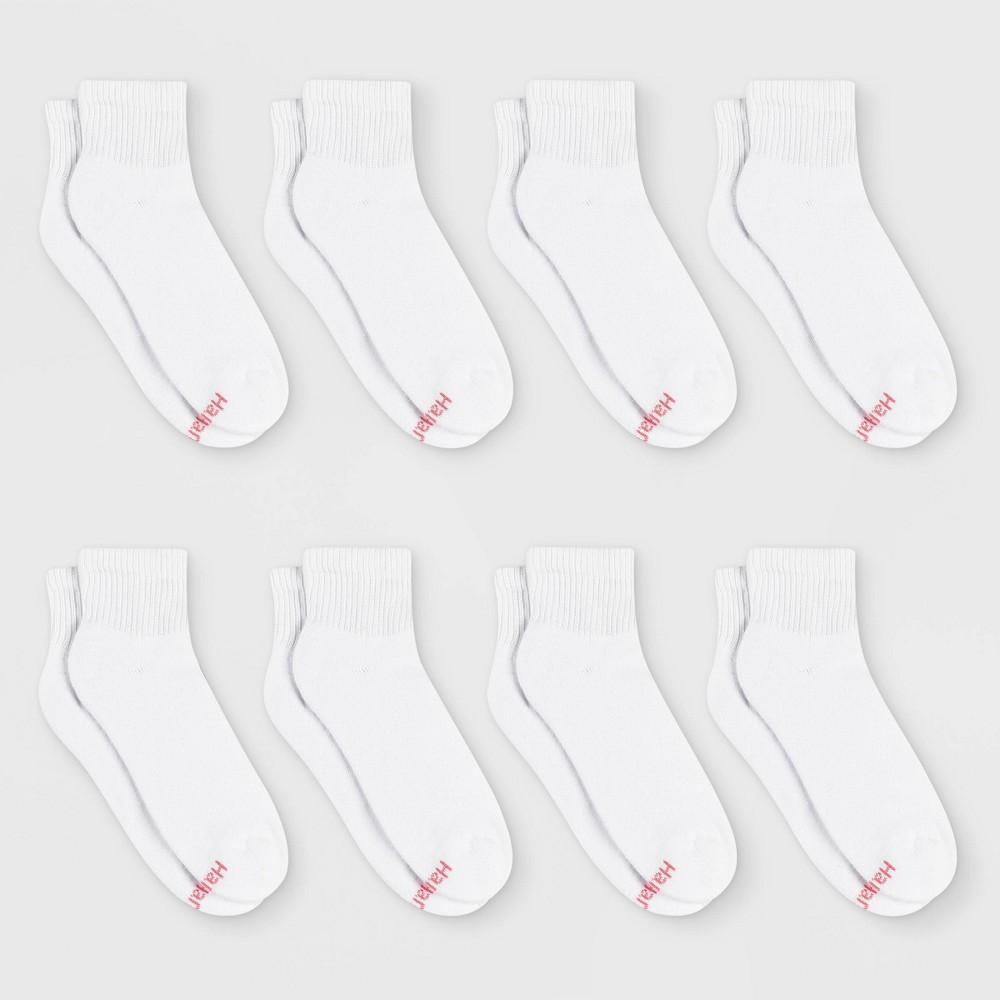 Hanes Premium Womens Cushioned 6+2 Bonus Pack Ankle Socks 5-9 Product Image