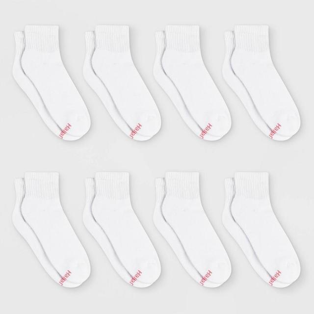 Hanes Premium Womens Cushioned 6+2 Bonus Pack Ankle Socks 5-9 Product Image